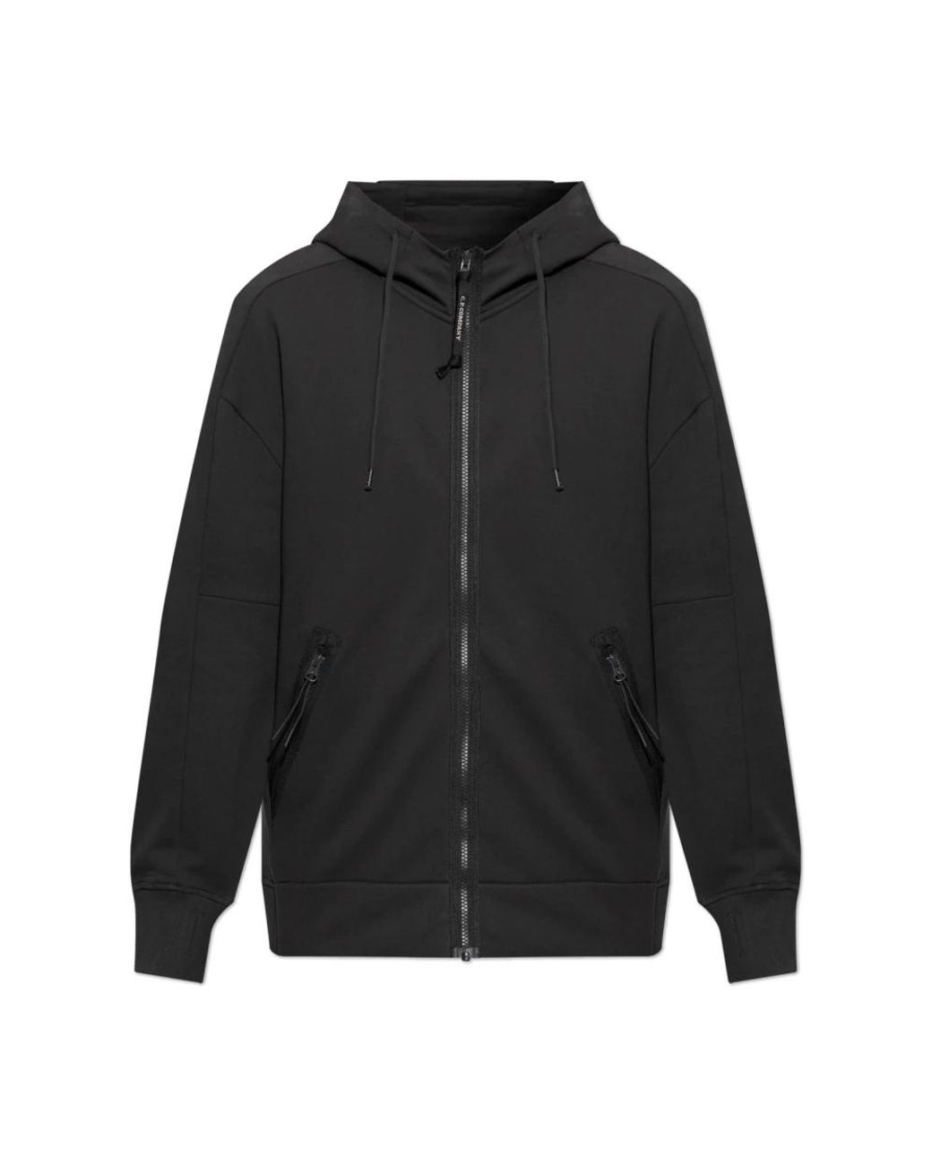C P Company Black Zip-Throughs for men