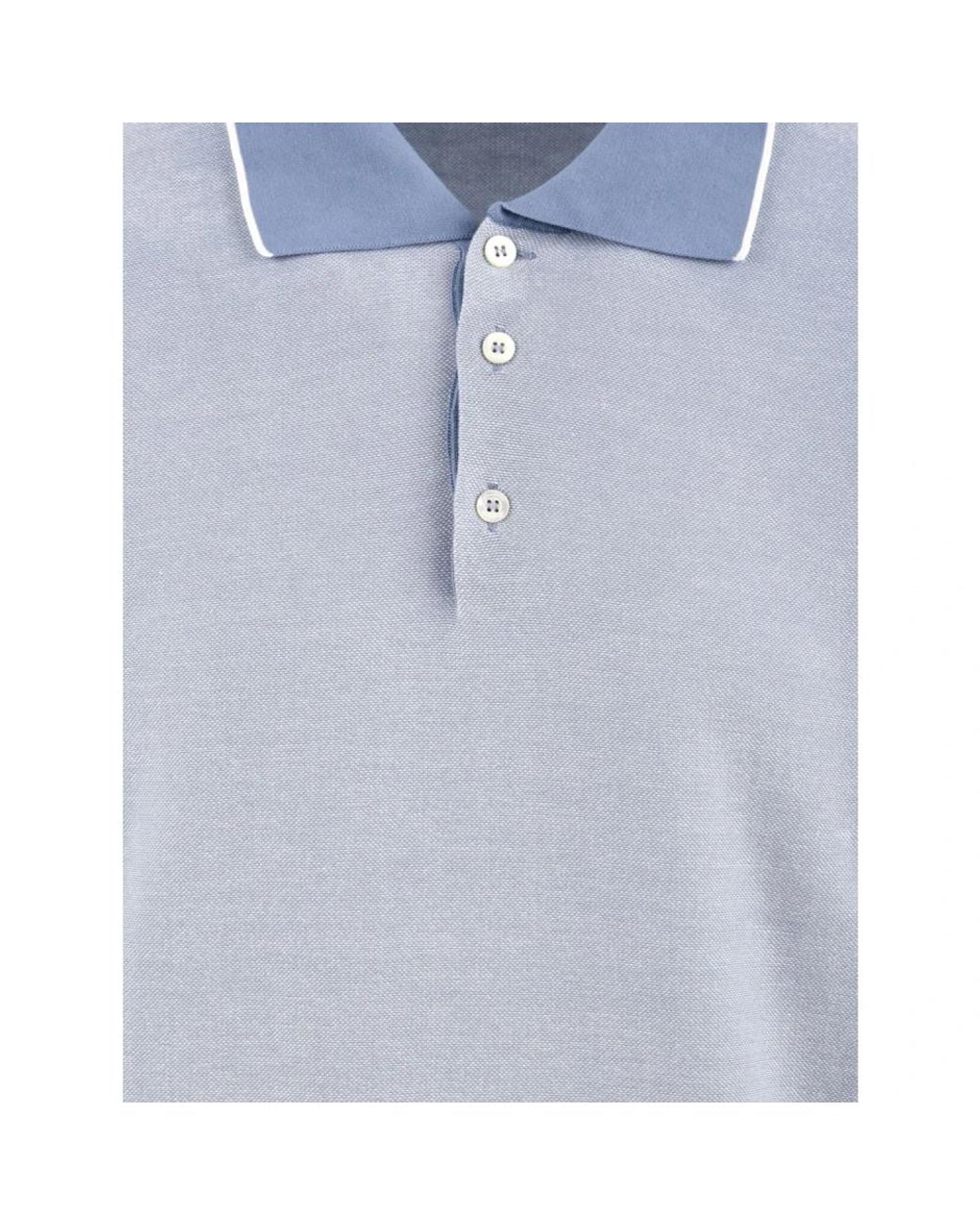Drumohr Blue Polo Shirts for men