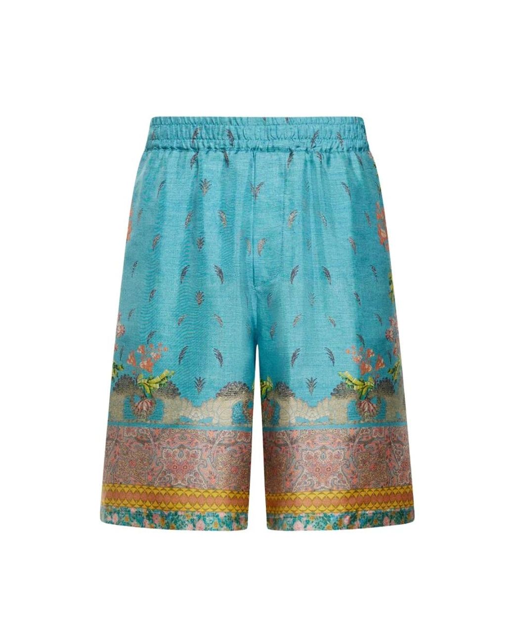 Pierre Louis Mascia Blue Casual Shorts