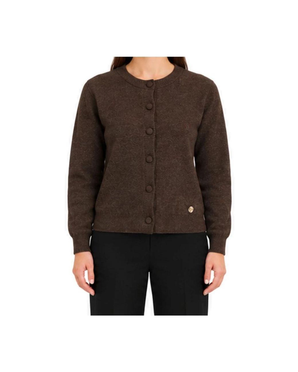 Cardigans Yes Zee de color Brown