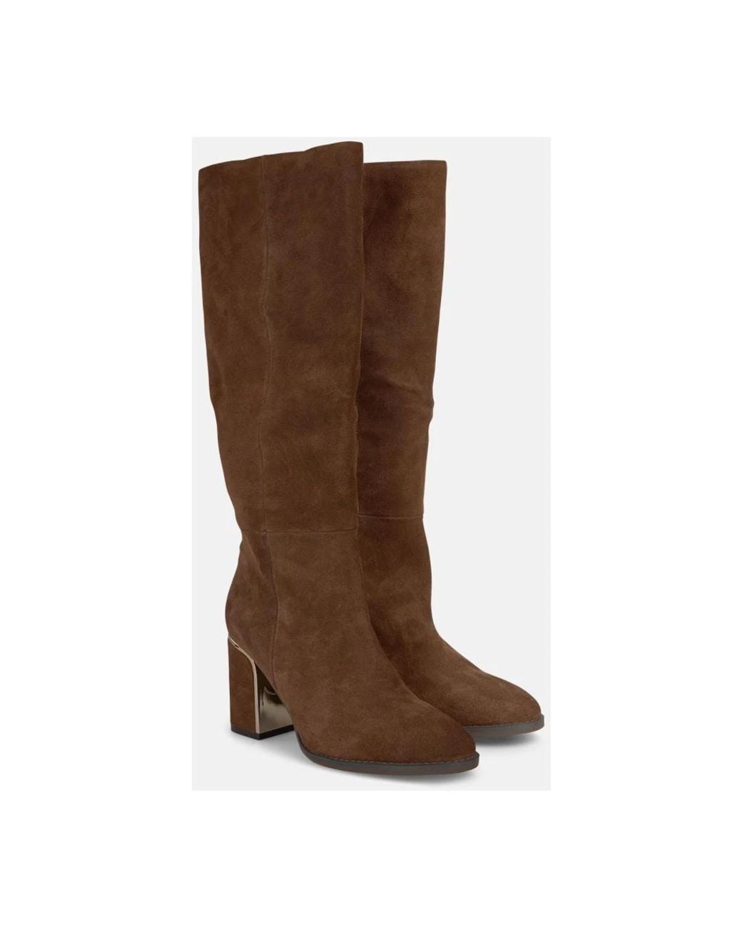 Alma En Pena. Brown Heeled Boots