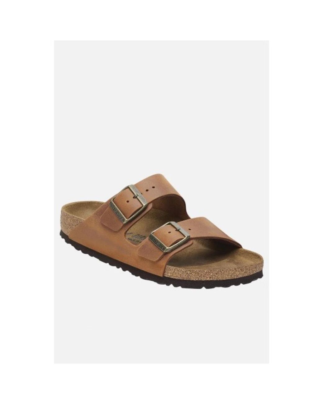 Birkenstock Brown Sliders for men