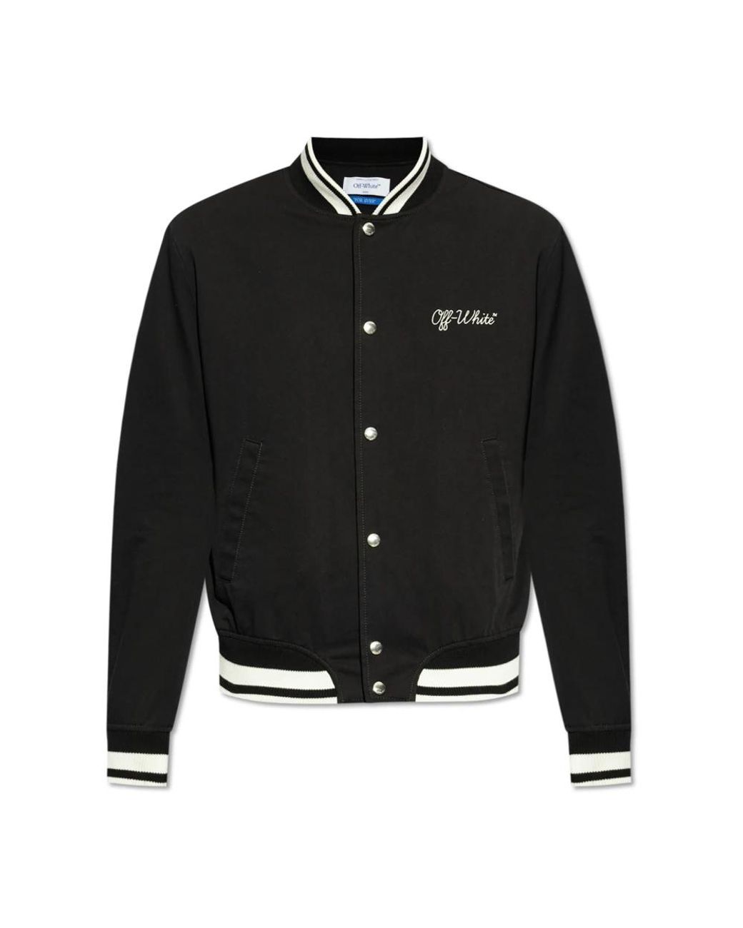 Off-White c/o Virgil Abloh Jassen ,Zwart ,Katoen Bomberjack in het Black voor heren