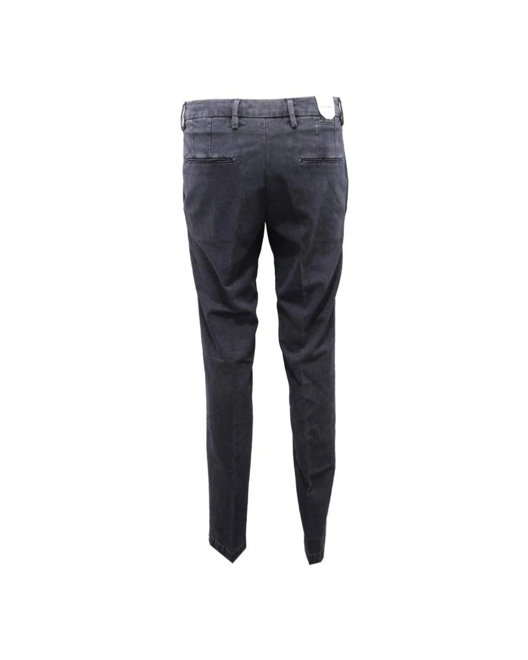 Michael Coal Blue Slim-Fit Trousers for men