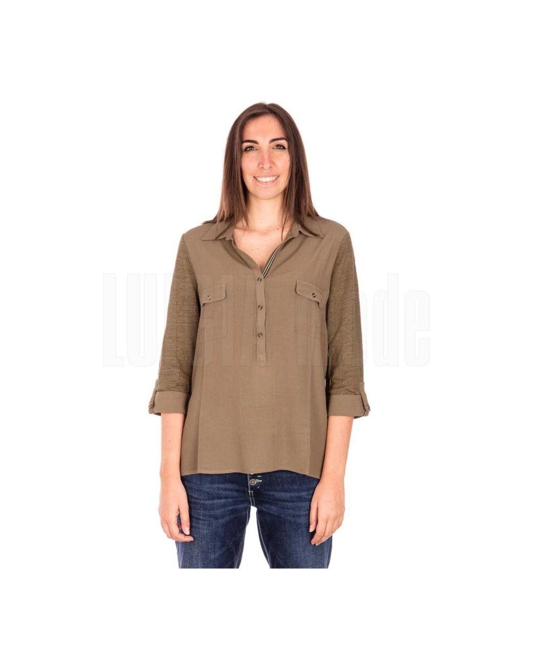 Elena Miro Brown Shirts