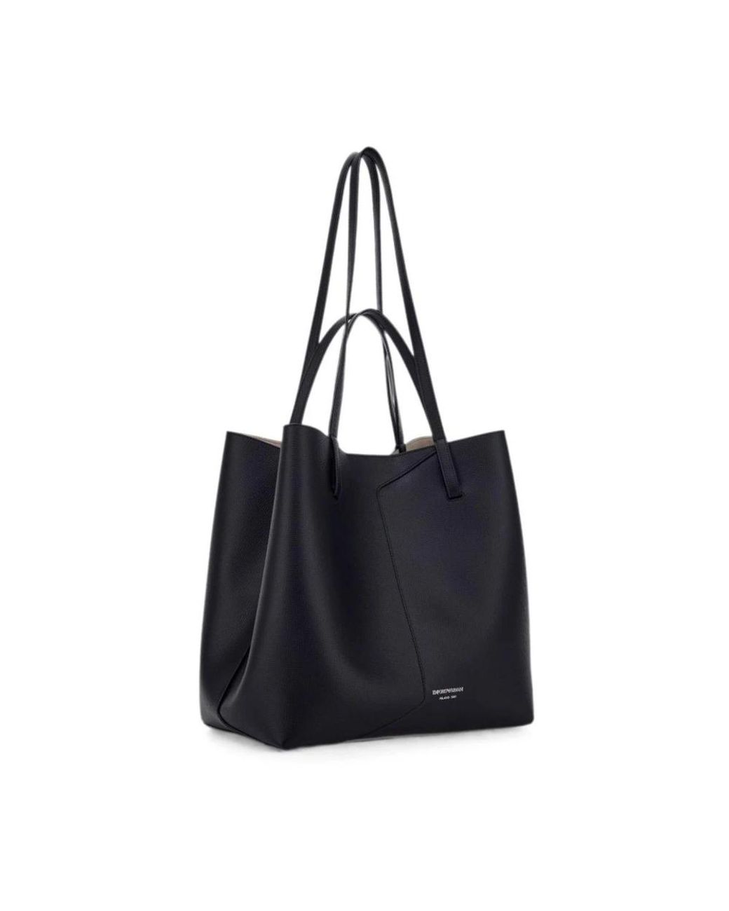 Emporio Armani Black Shopping Bags