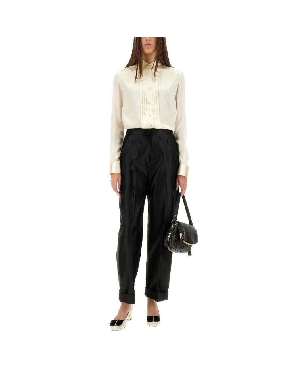 Tom Ford Black Straight Trousers