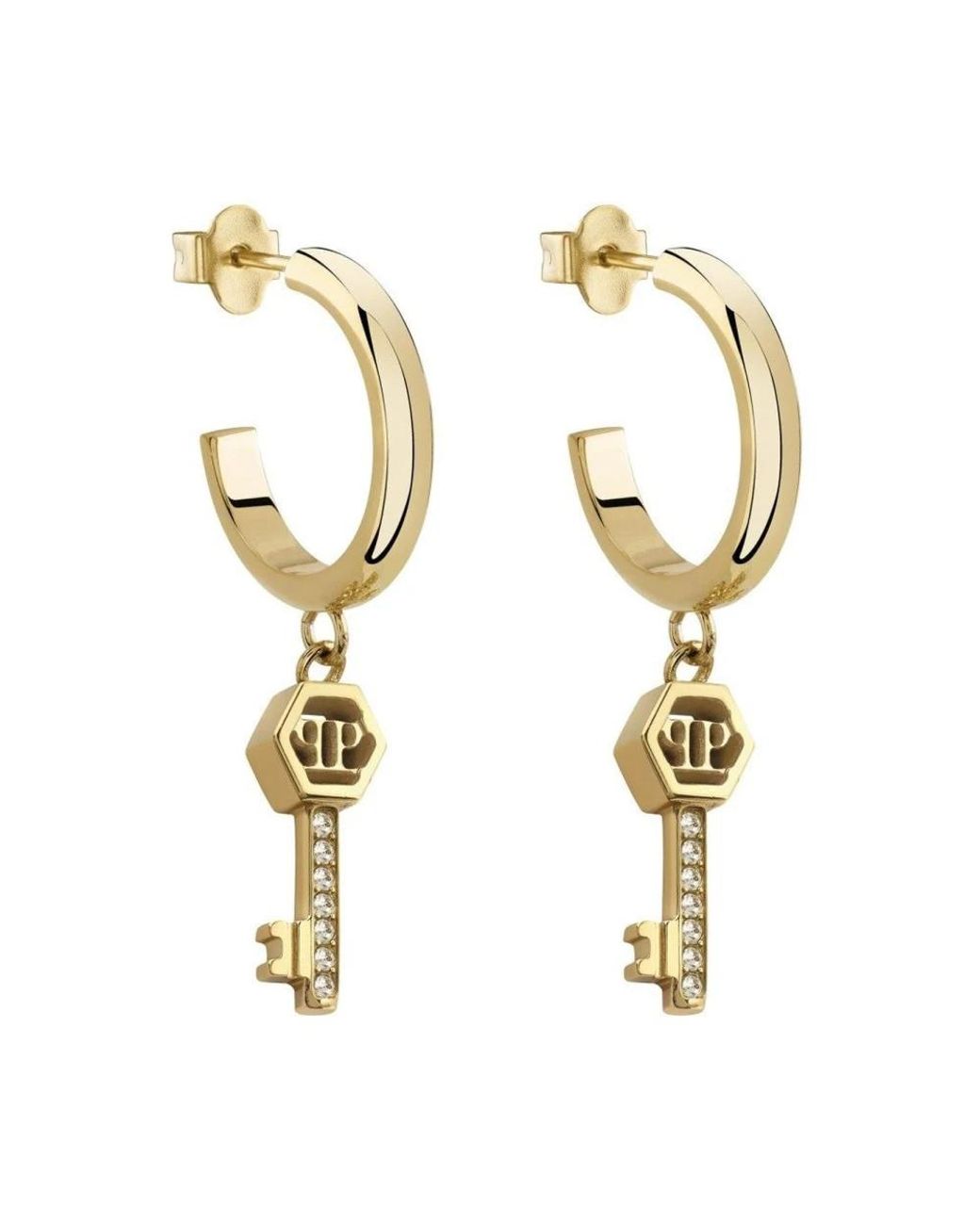 Philipp Plein Metallic Earrings