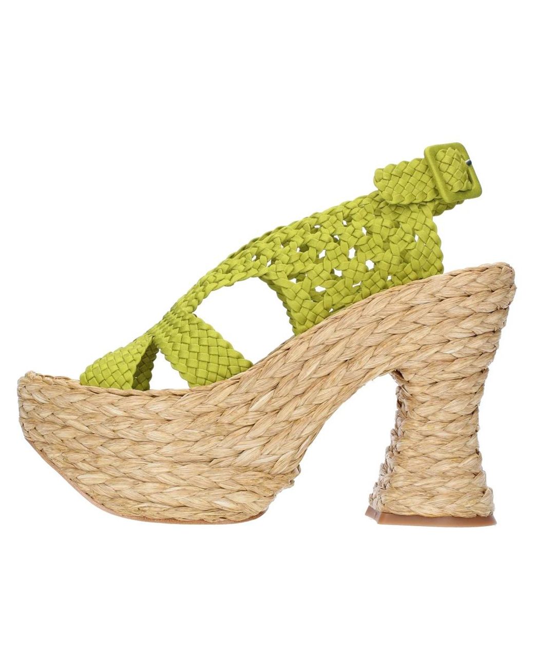 Paloma Barceló Yellow High Heel Sandals