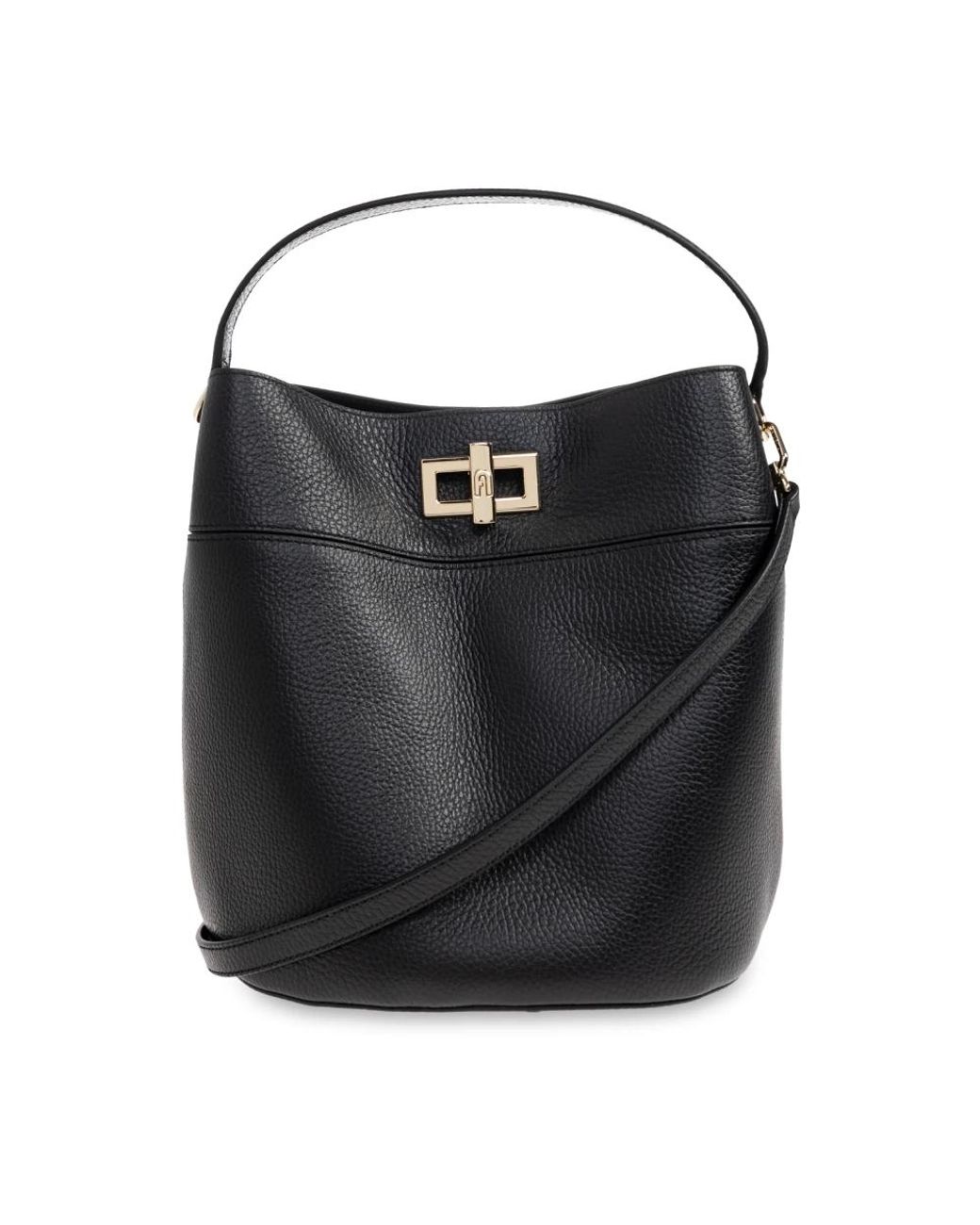 Furla Black Bucket Bags