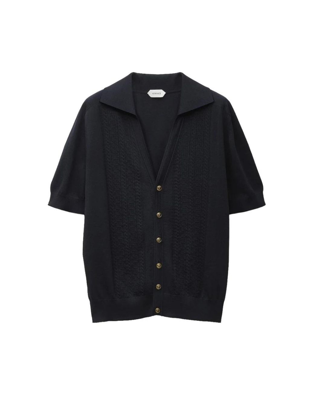 Versace Black Cardigans for men