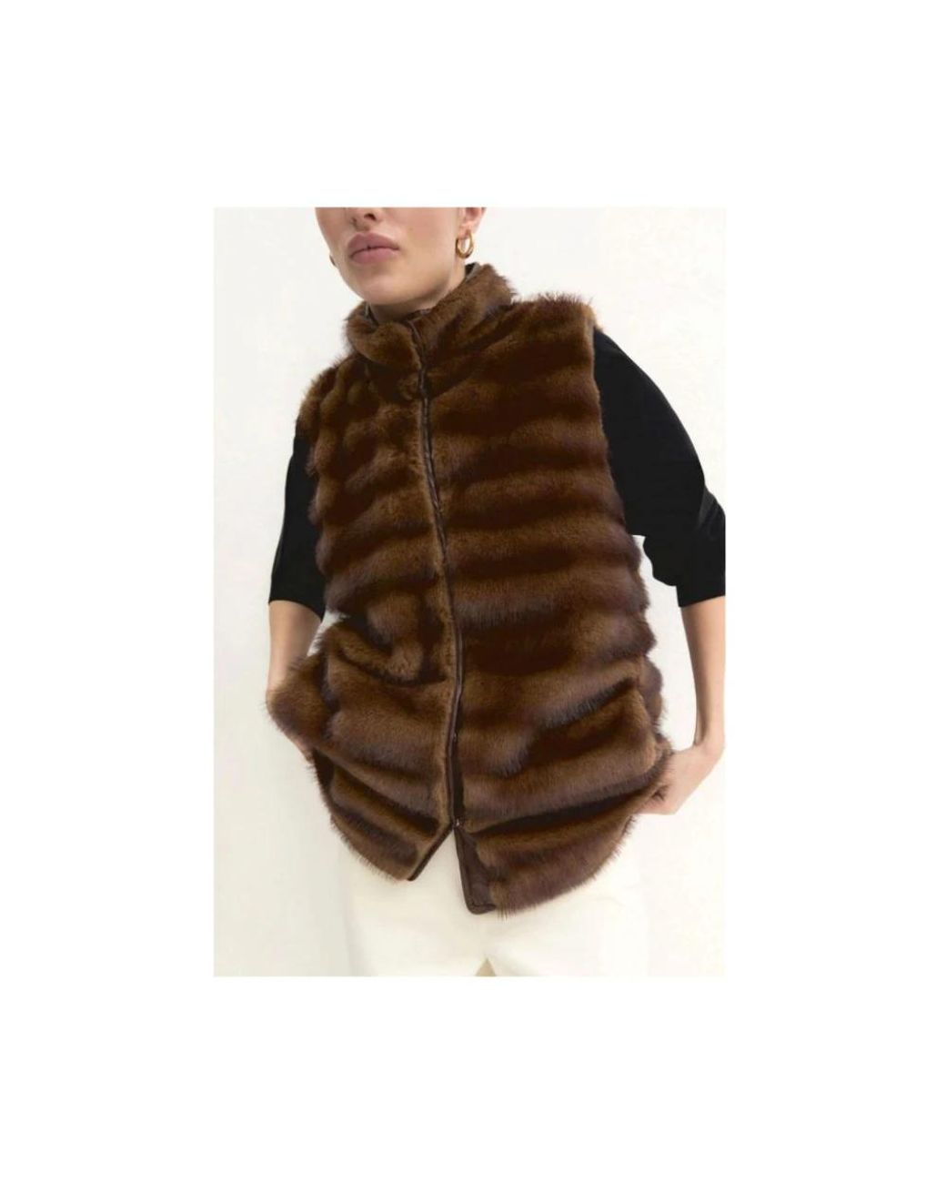 Vests Marella de color Brown