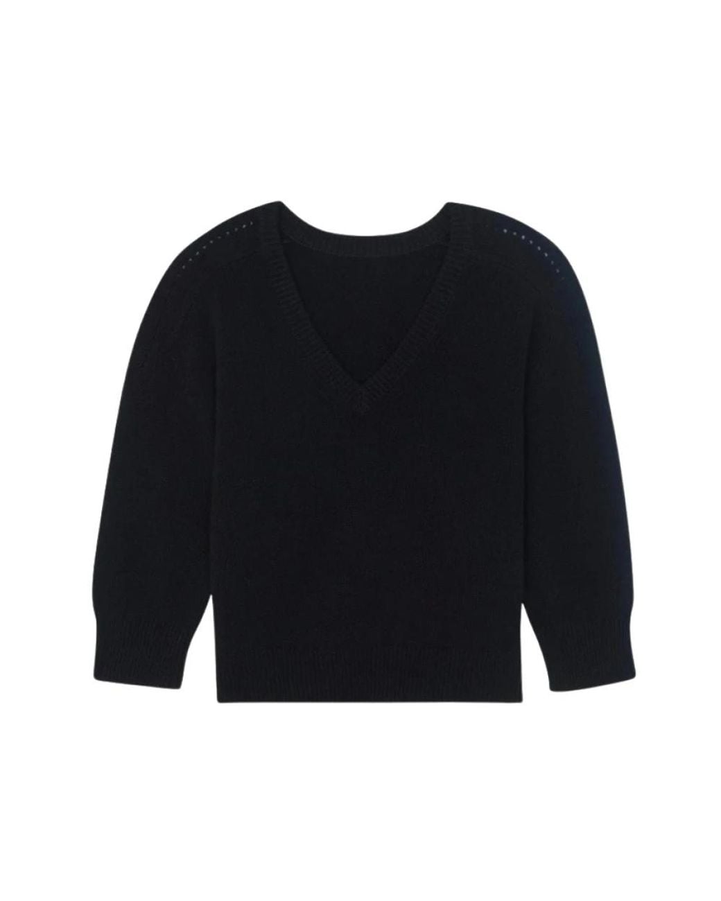 Kujten Divee V-Neck Trui in het Black