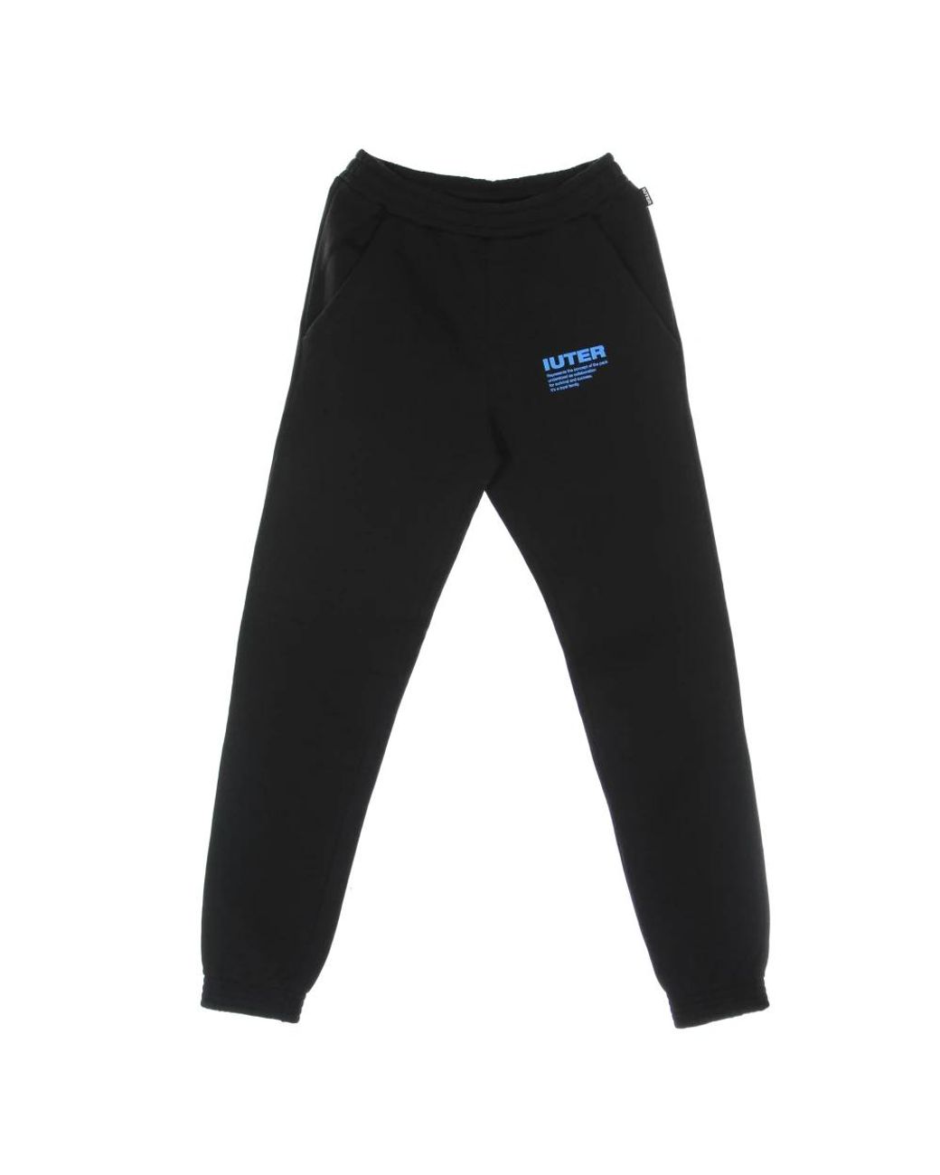Iuter Black Sweatpants for men