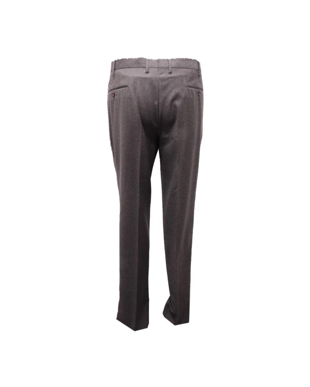 PT01 Gray Straight Trousers for men