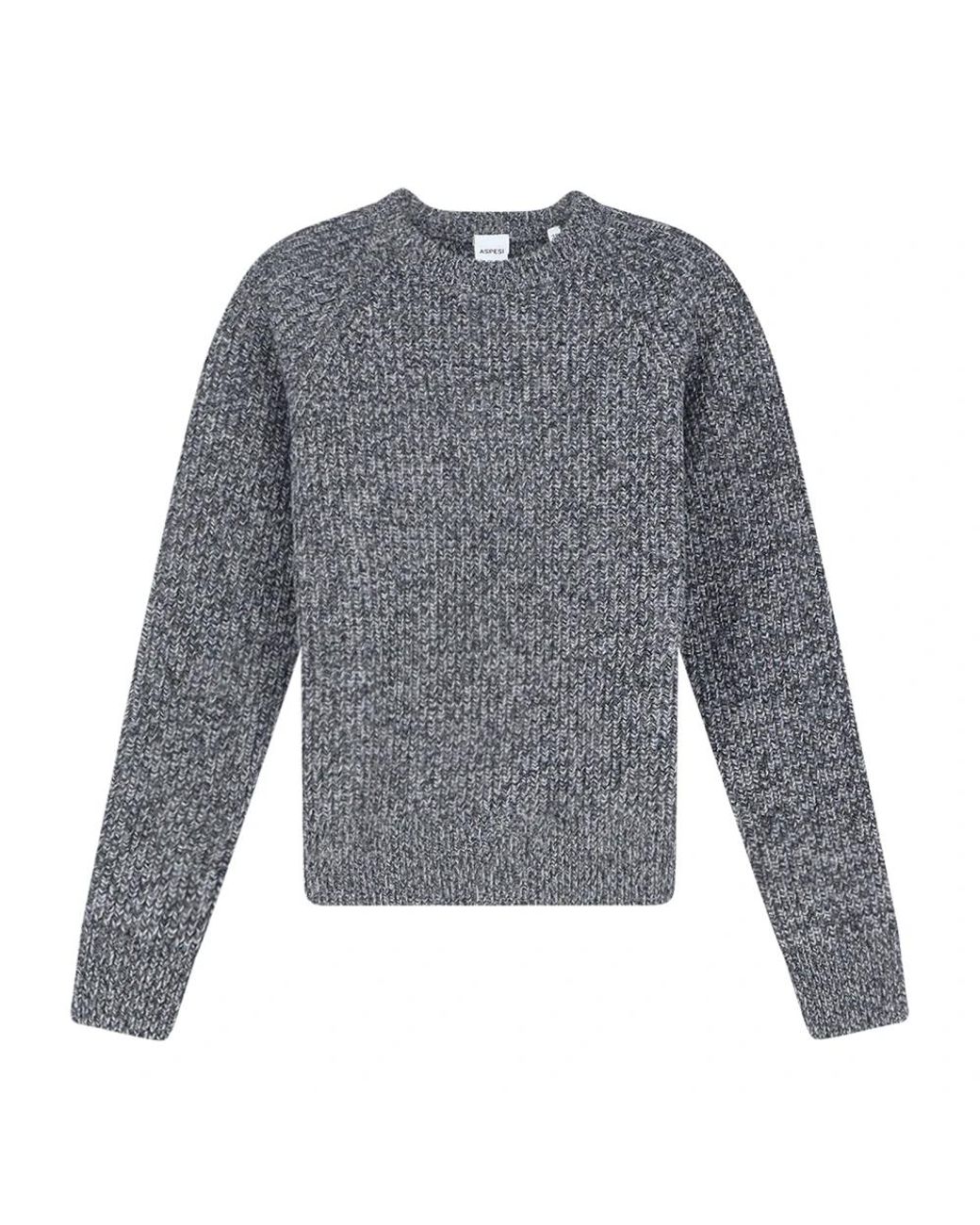 Aspesi Gray Round-Neck Knitwear