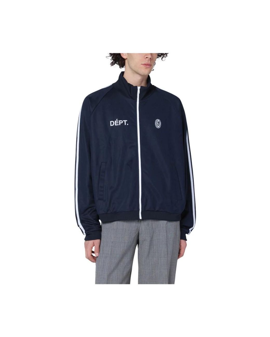 GALLERY DEPT. Hoodies & Sweatvesten ,Blauw ,Katoen Jk Full Zip in het Blue voor heren