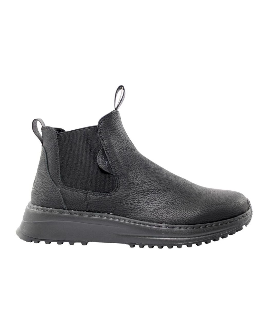 HeyDude Black Chelsea Boots for men