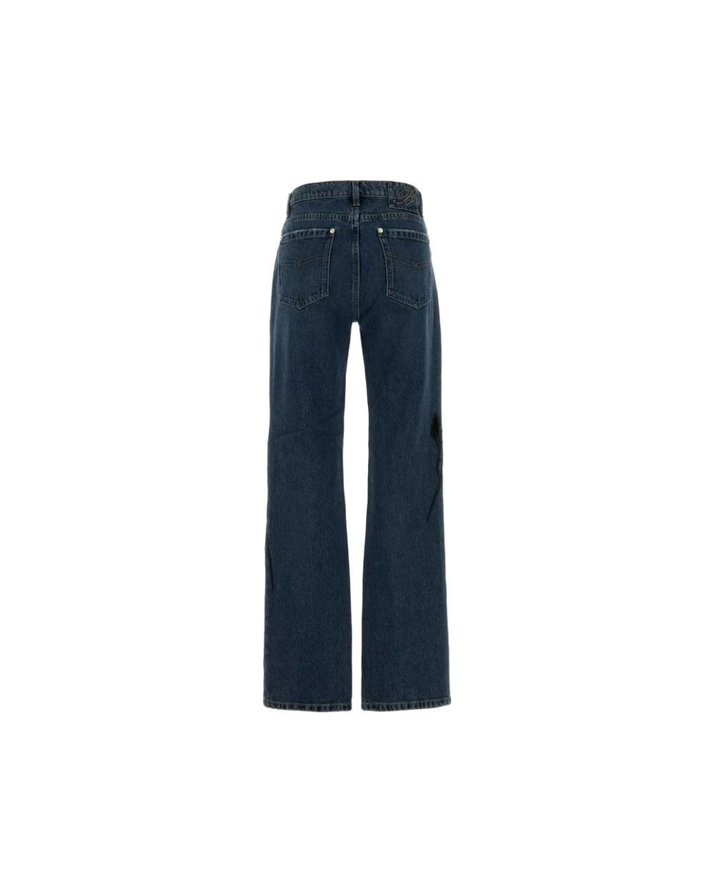 Blumarine Blue Straight Fit Jeans