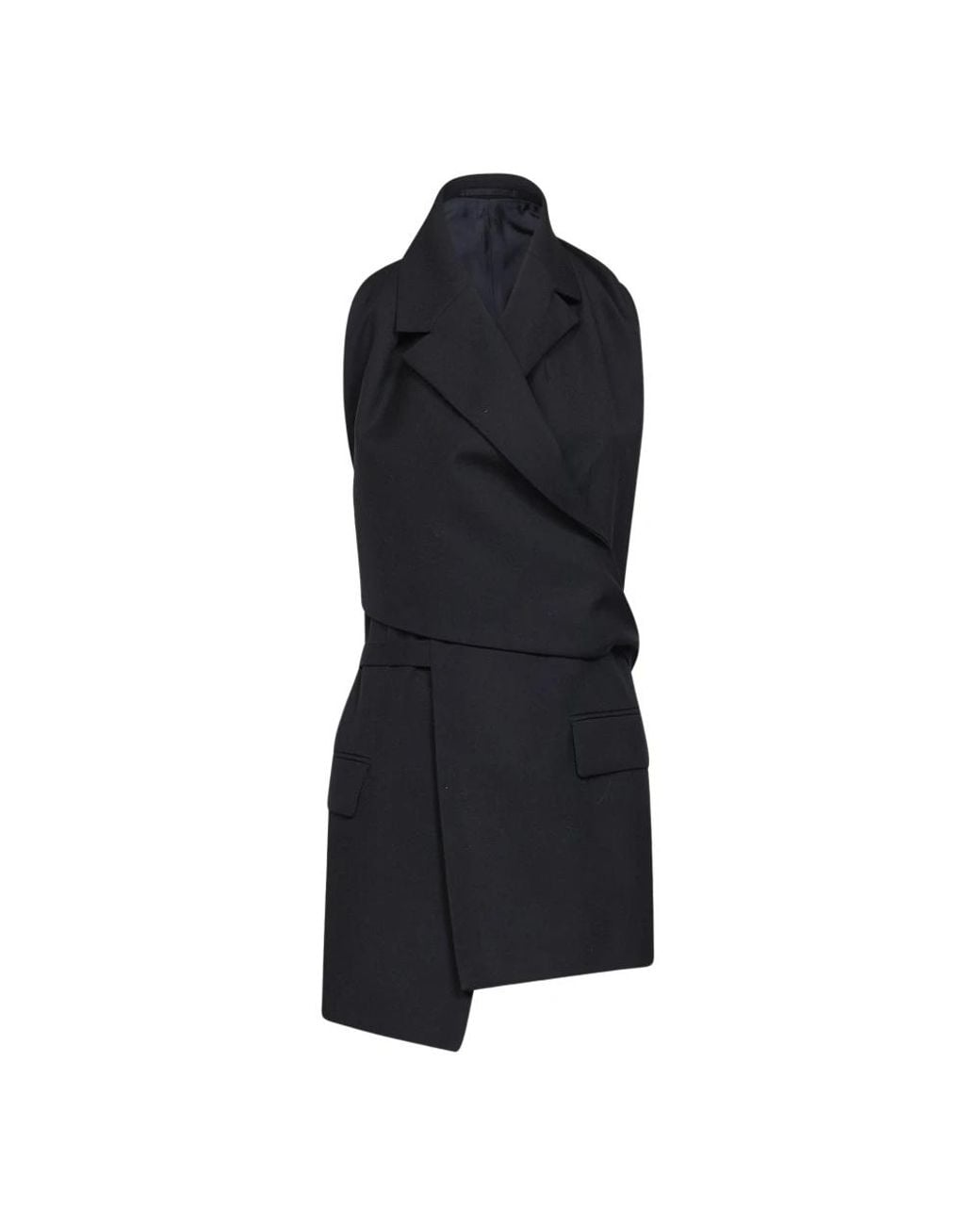 Dries Van Noten Black Waistcoats