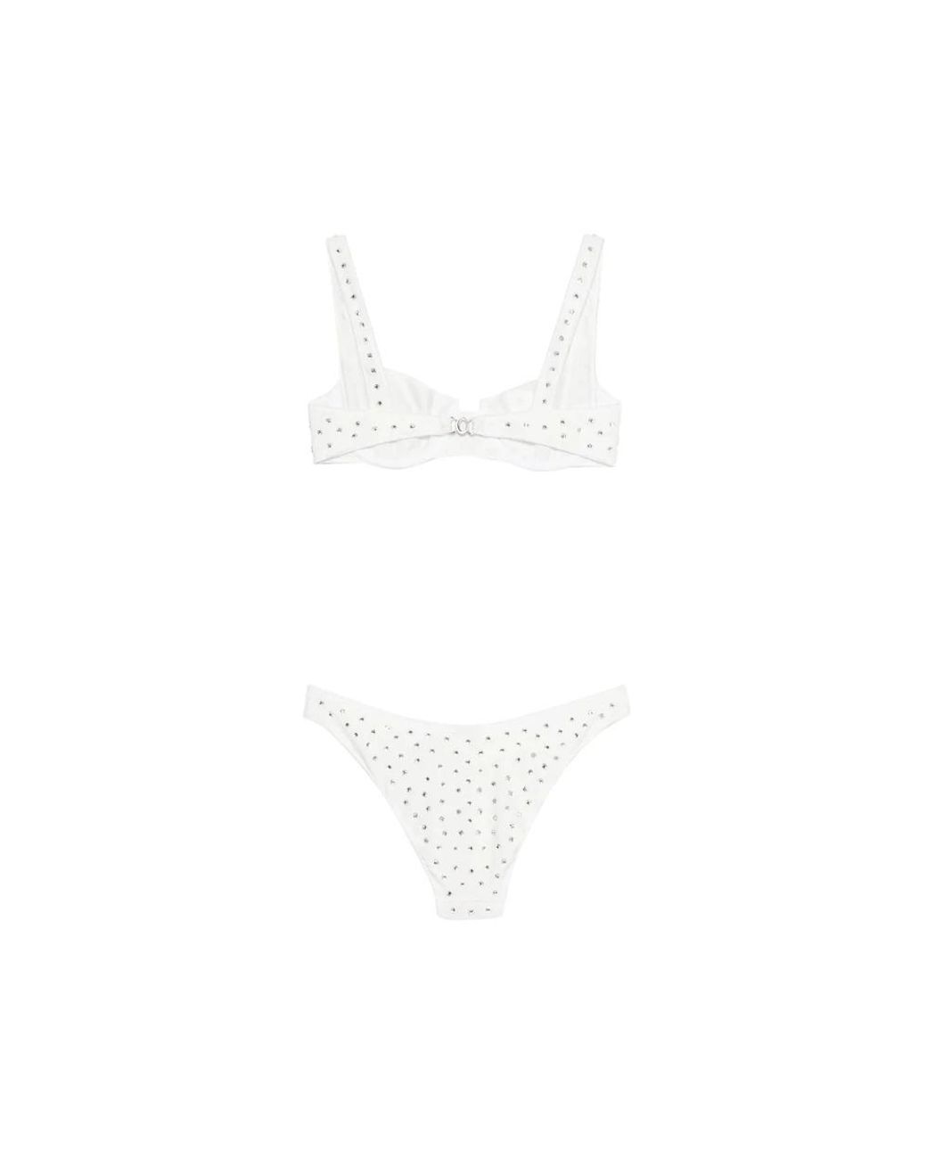 Oseree White Bikinis