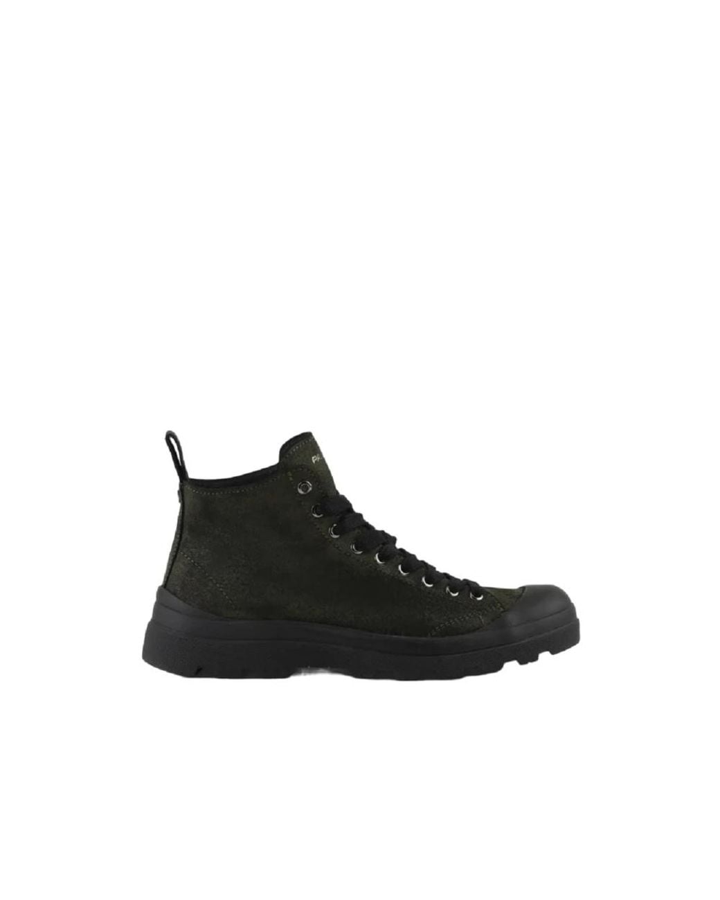 Pànchic Black Lace-Up Boots for men