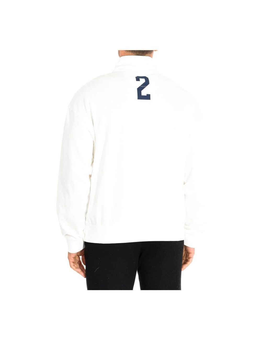 La Martina White Sweatshirts for men