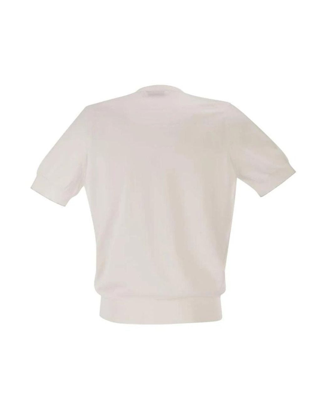 Brunello Cucinelli White T-Shirts for men