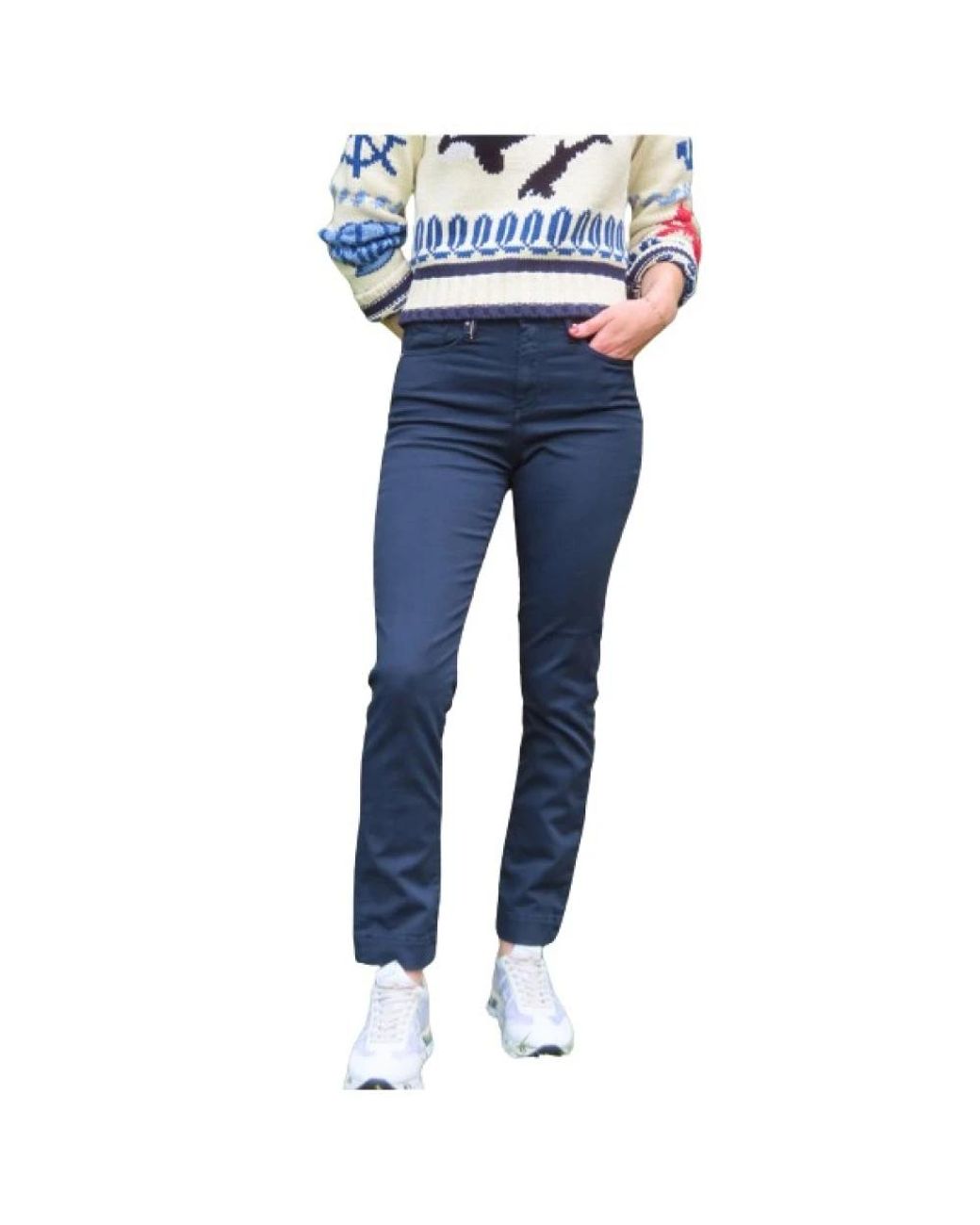 Islow Blue Slim-Fit Trousers