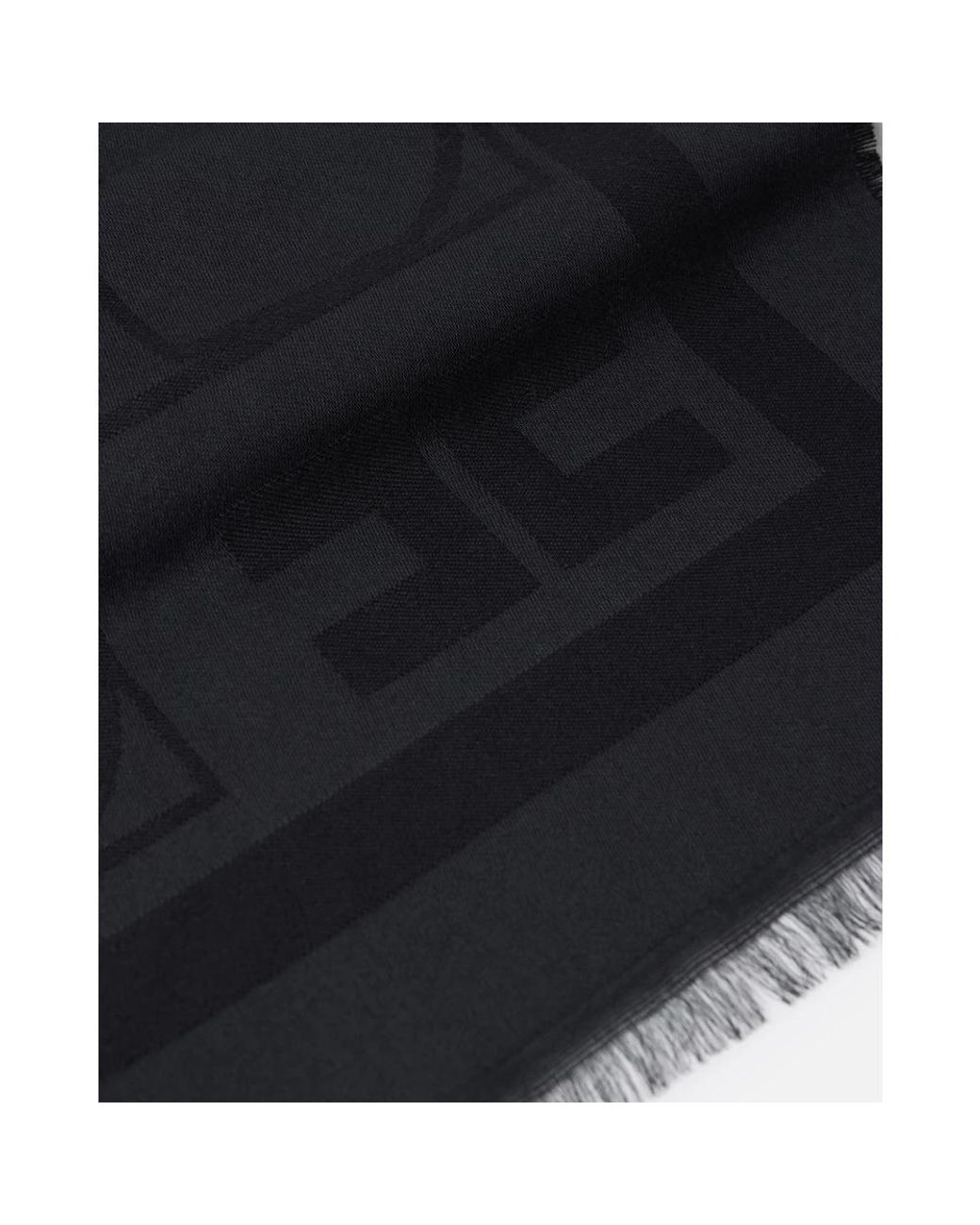 Elisabetta Franchi Black Winter Scarves