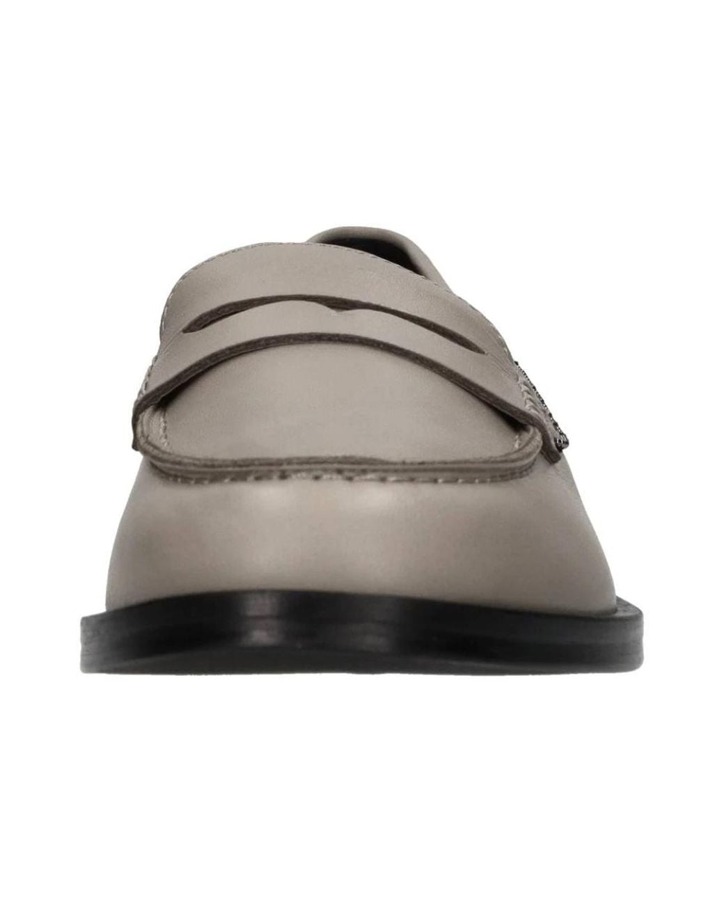 Barba Napoli Gray Loafers