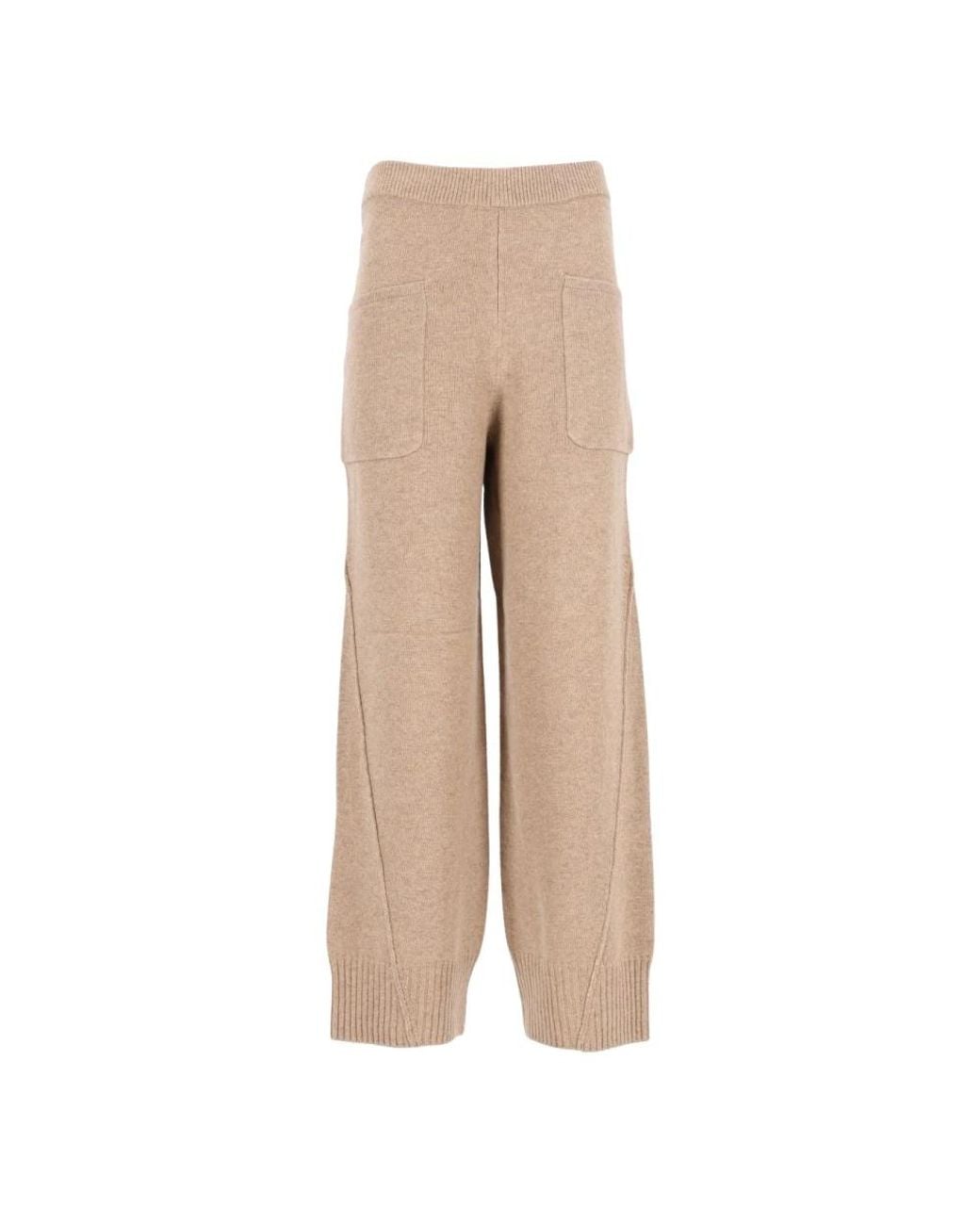 Maison Kitsuné Natural Wide Trousers