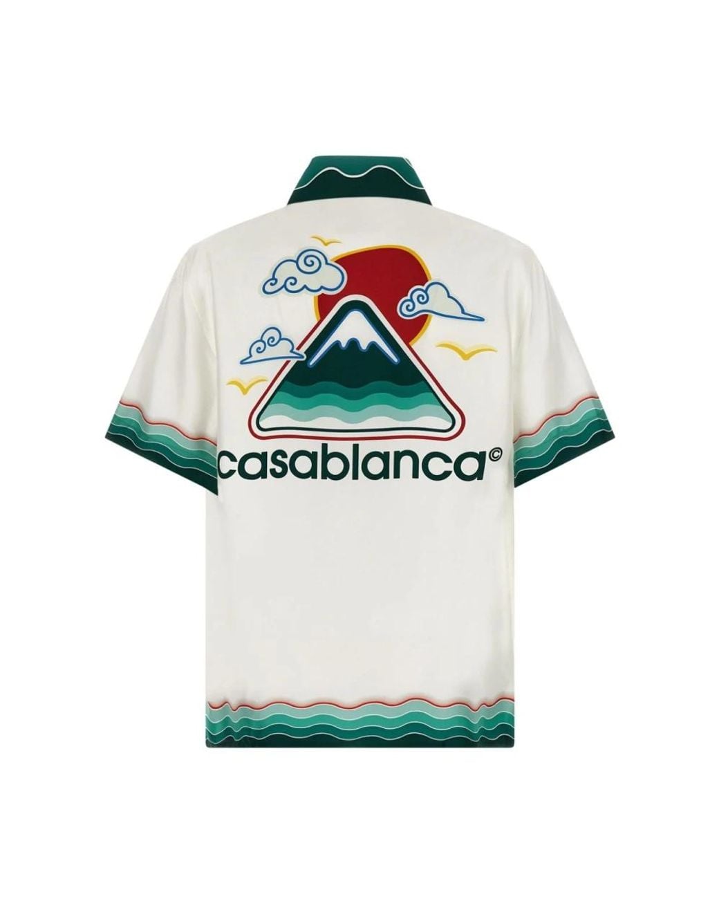 Short Sleeve Shirts Casablanca pour homme en coloris Green