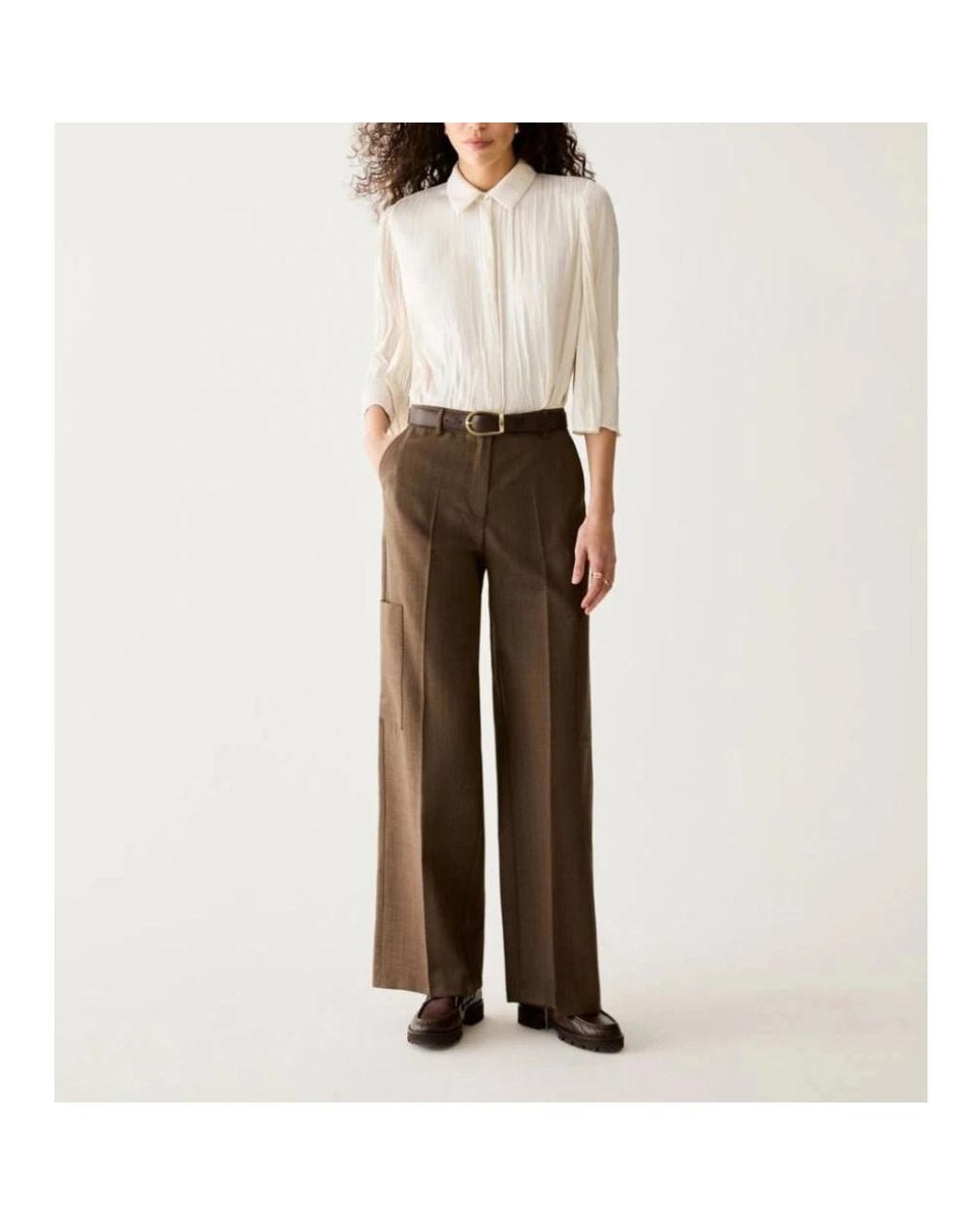 Pennyblack Natural Wide Trousers