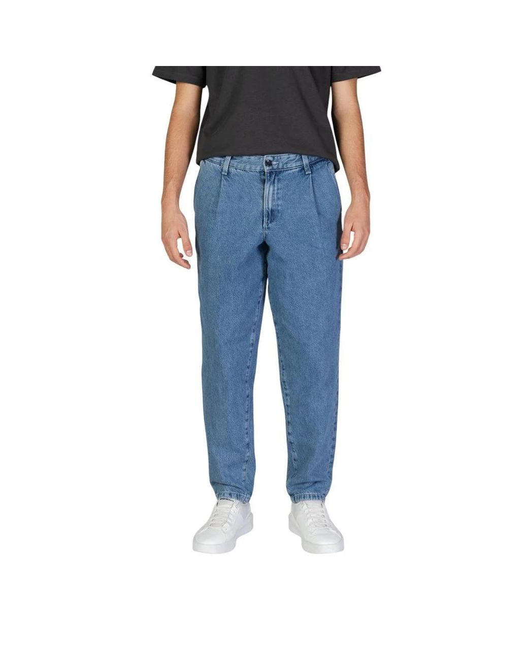 Jack & Jones Jeans ,Blauw ,Katoen Blauwe Katoenen Jeans & Broek in het Blue voor heren