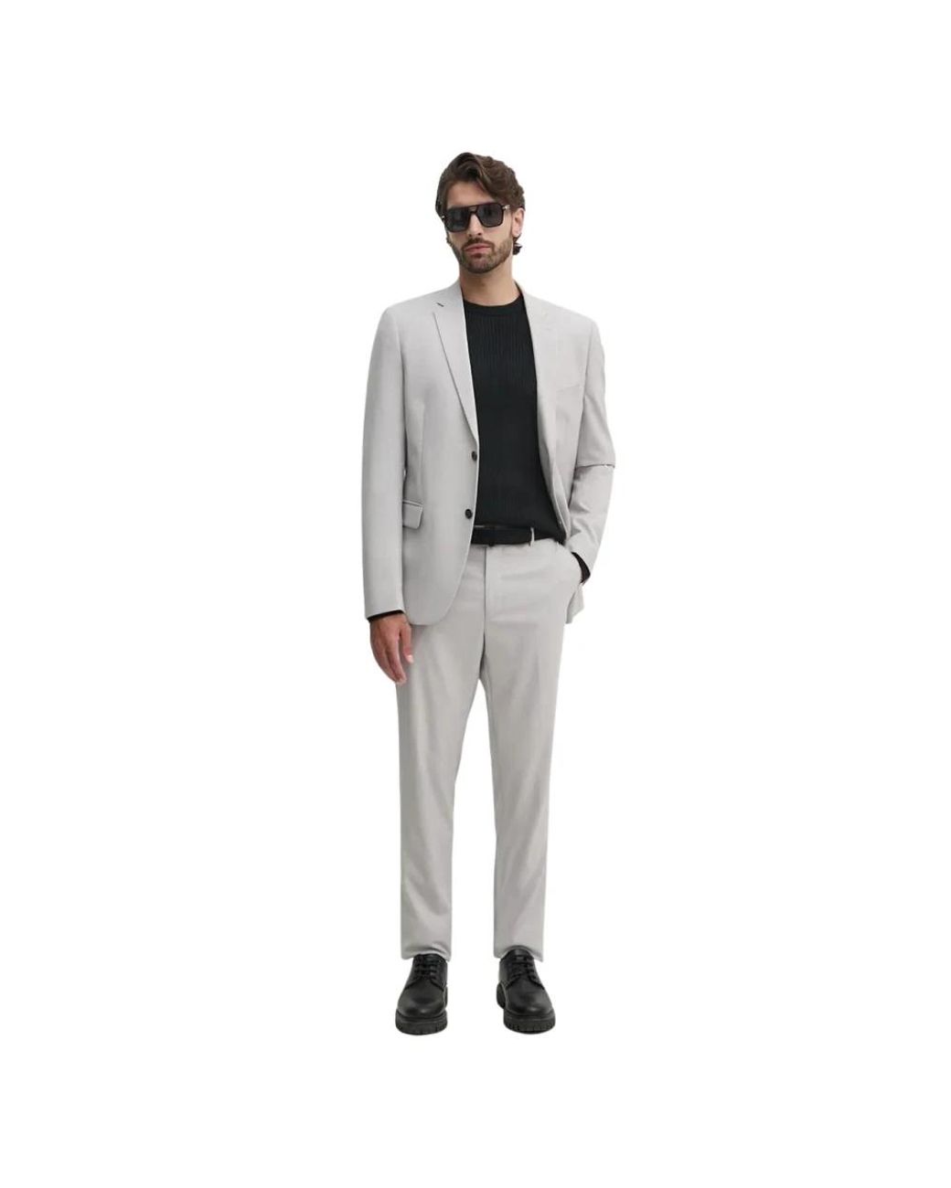 Single Breasted Suits Lindbergh pour homme en coloris Gray