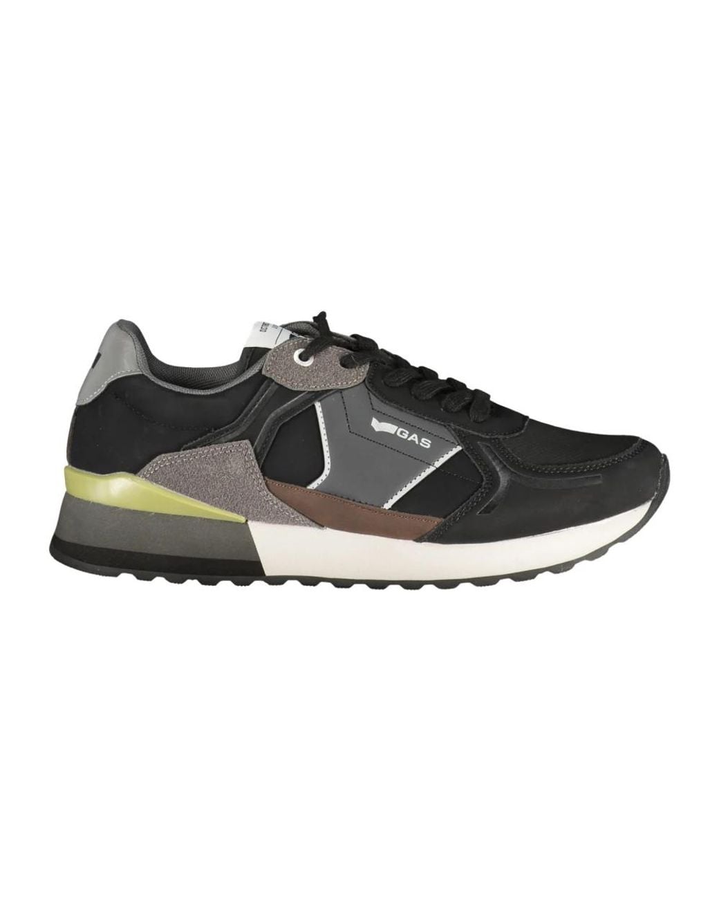 Gas Black Sneakers for men