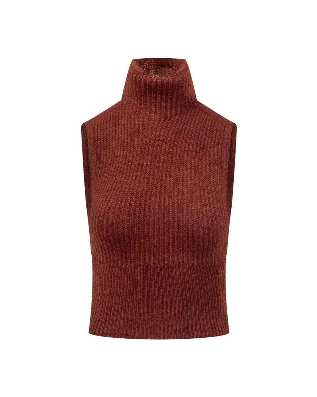 Max Mara Red Turtlenecks