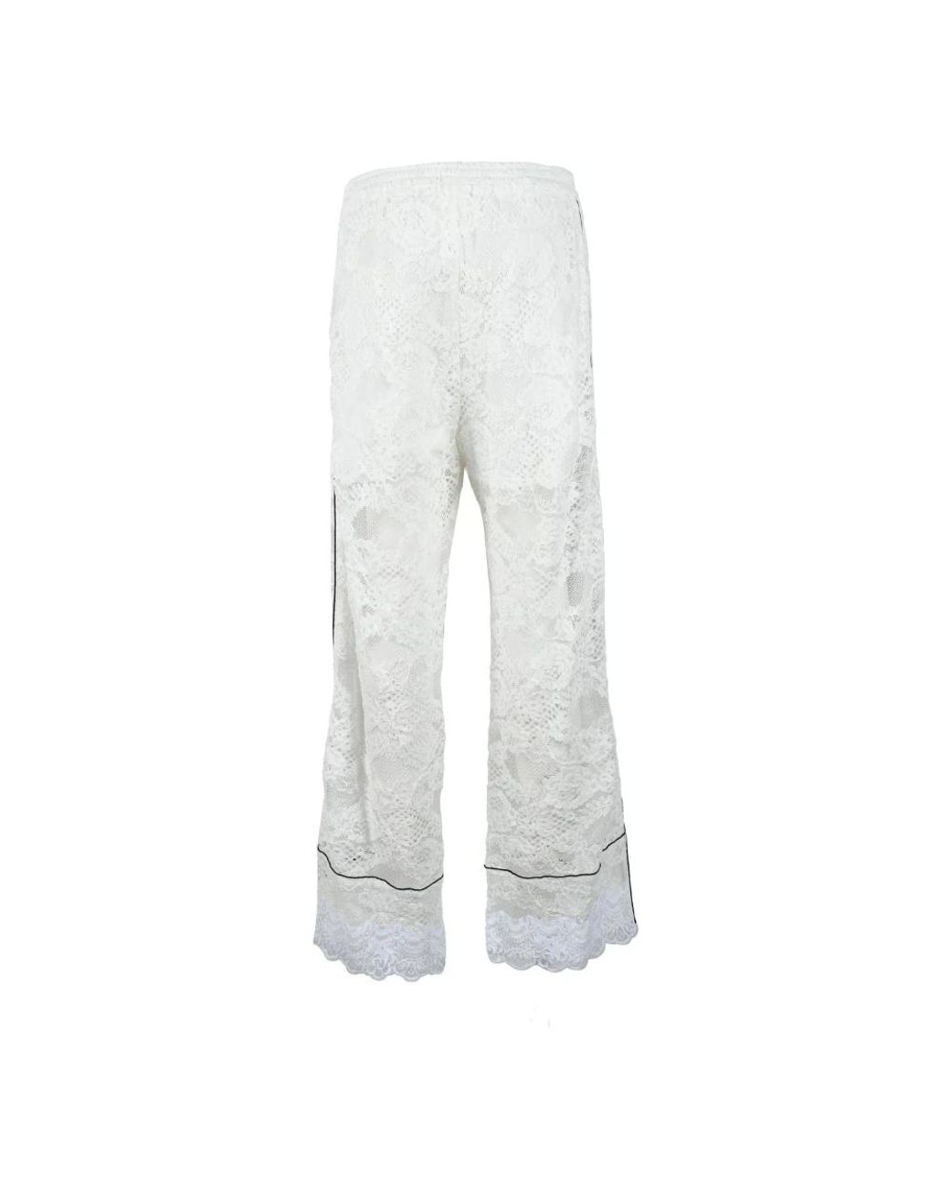 Pantalones, Mujer, Talla MSGM de color White