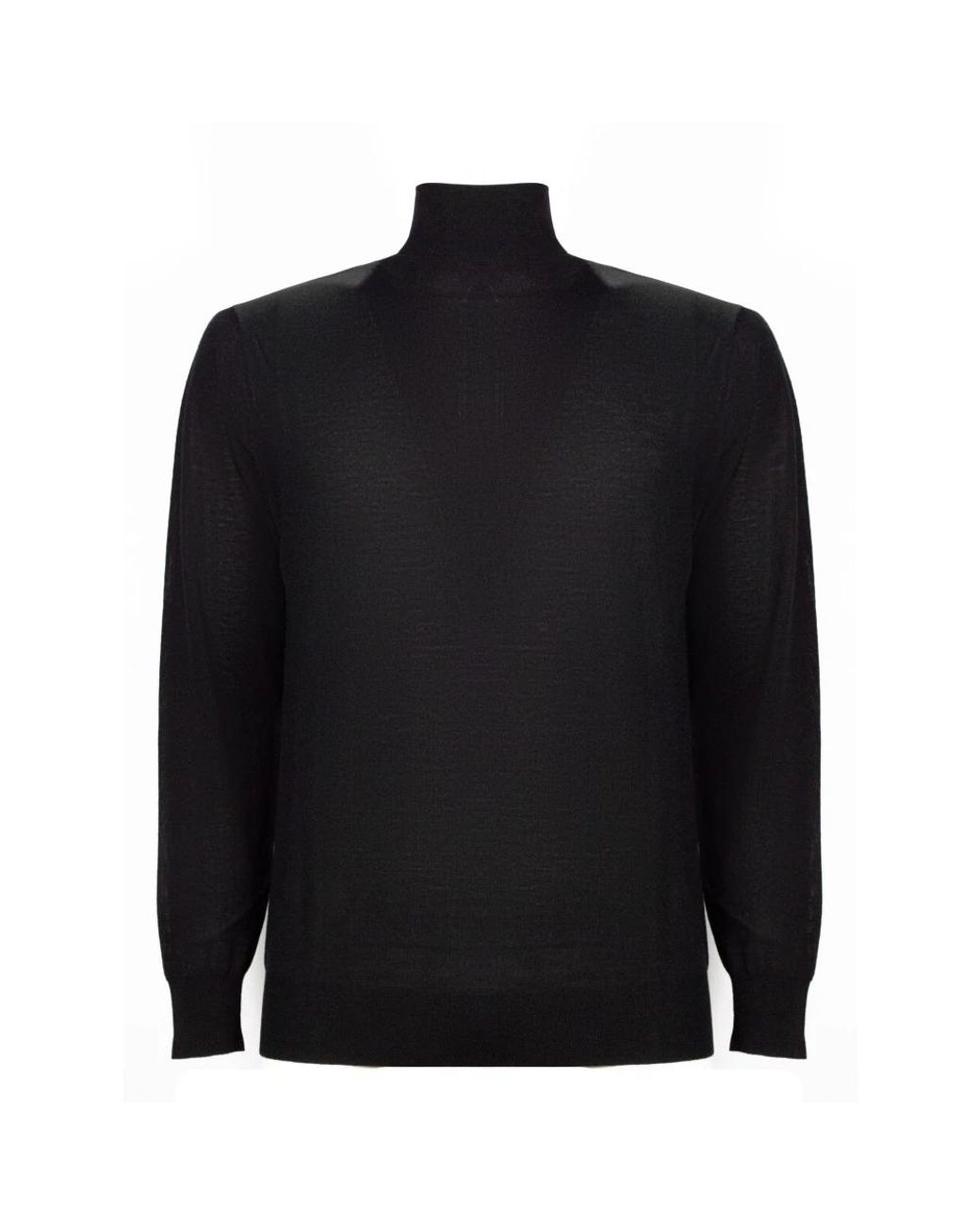 Kangra Black Turtlenecks for men