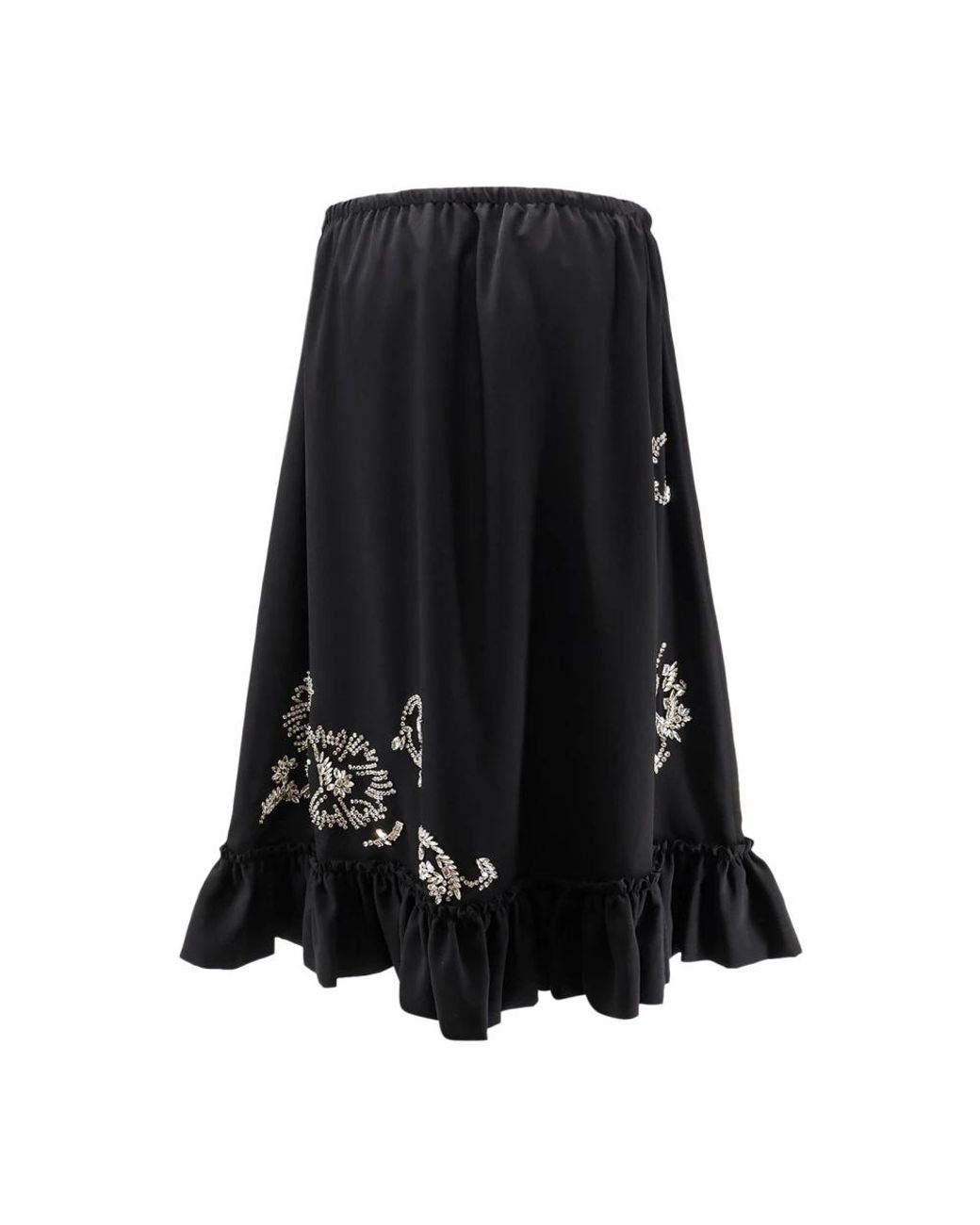 Dries Van Noten Black Maxi Skirts