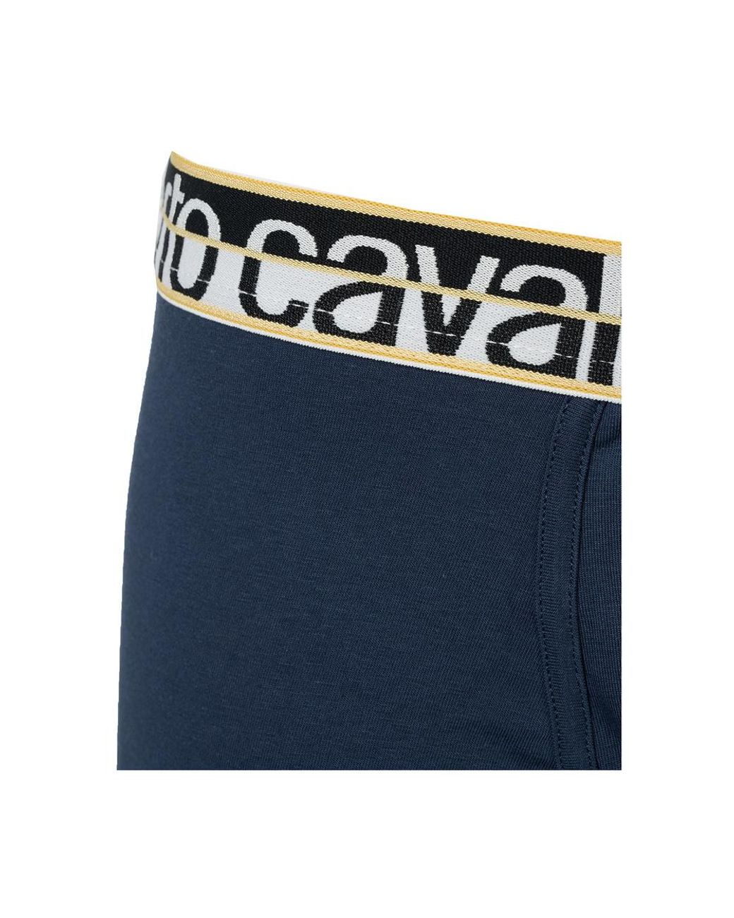 Roberto Cavalli Rubber Boxer Shorts in het Blauw voor heren - Lyst