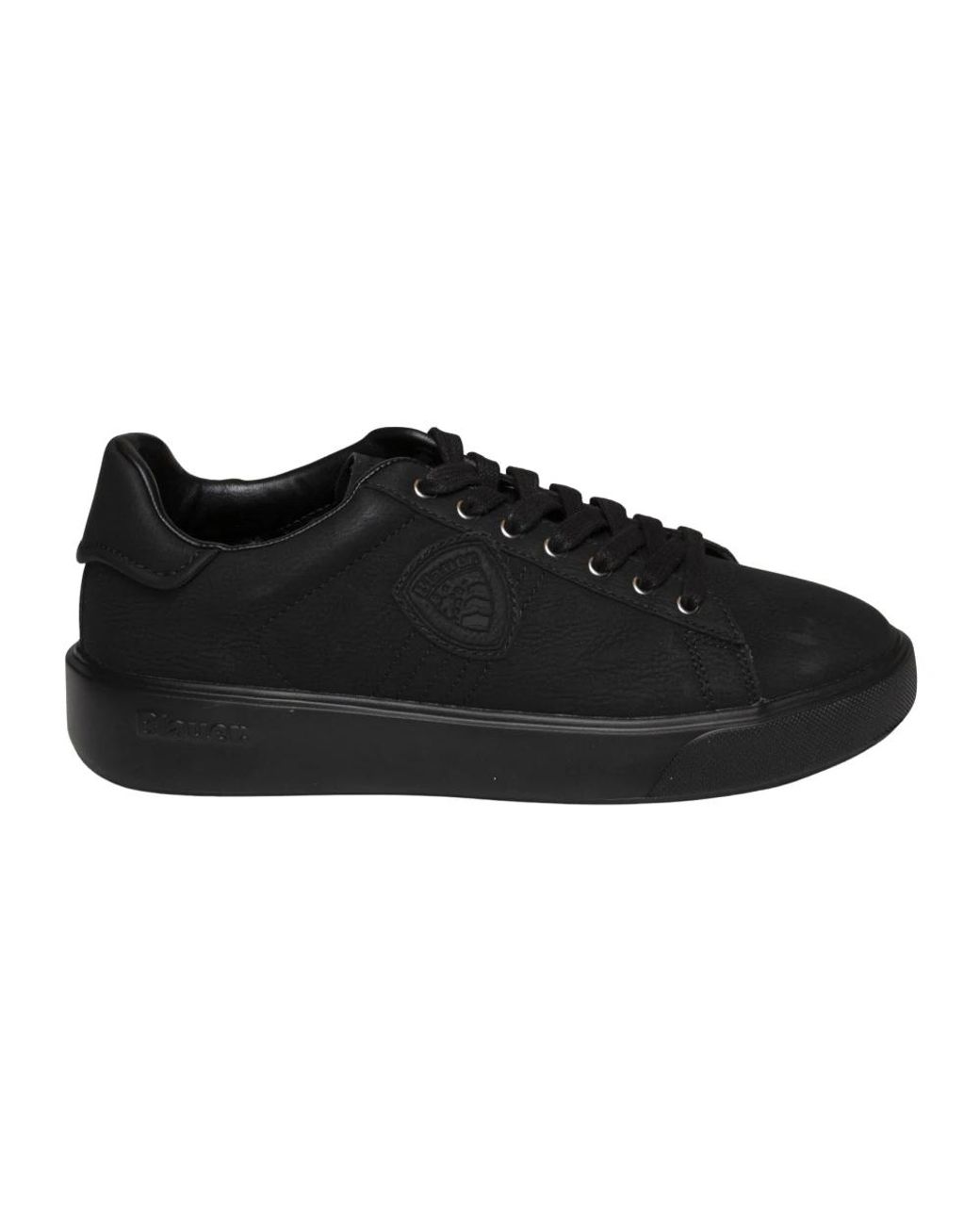 Blauer Buck13 Nub Sneaker in Black für Herren
