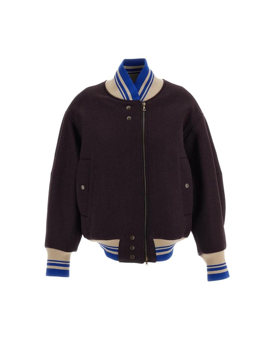 Dries Van Noten Blue Bomber Jackets