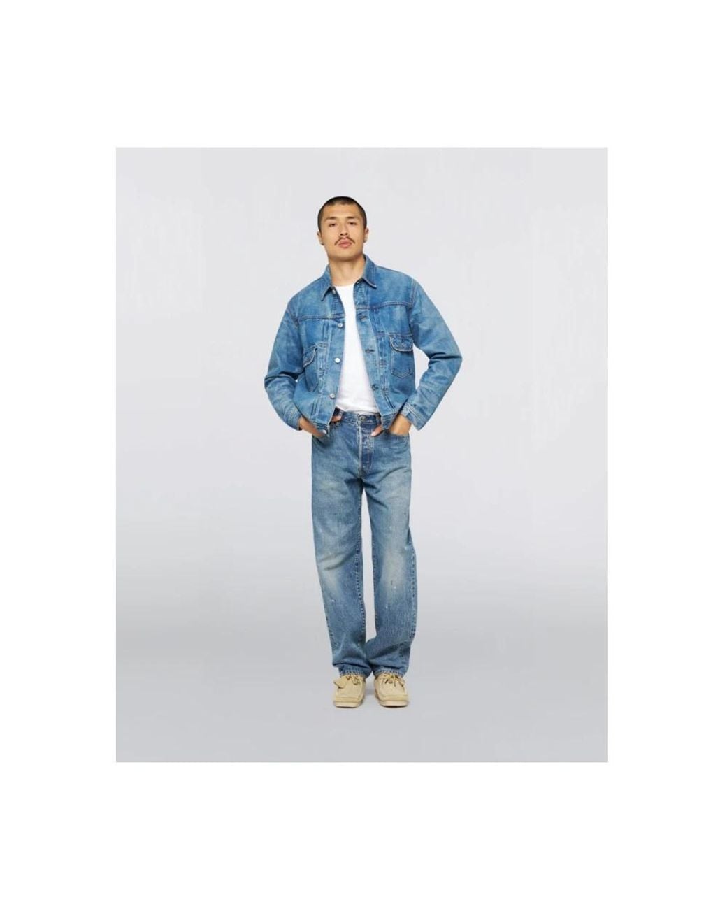 Denim Jackets Edwin de hombre de color Blue