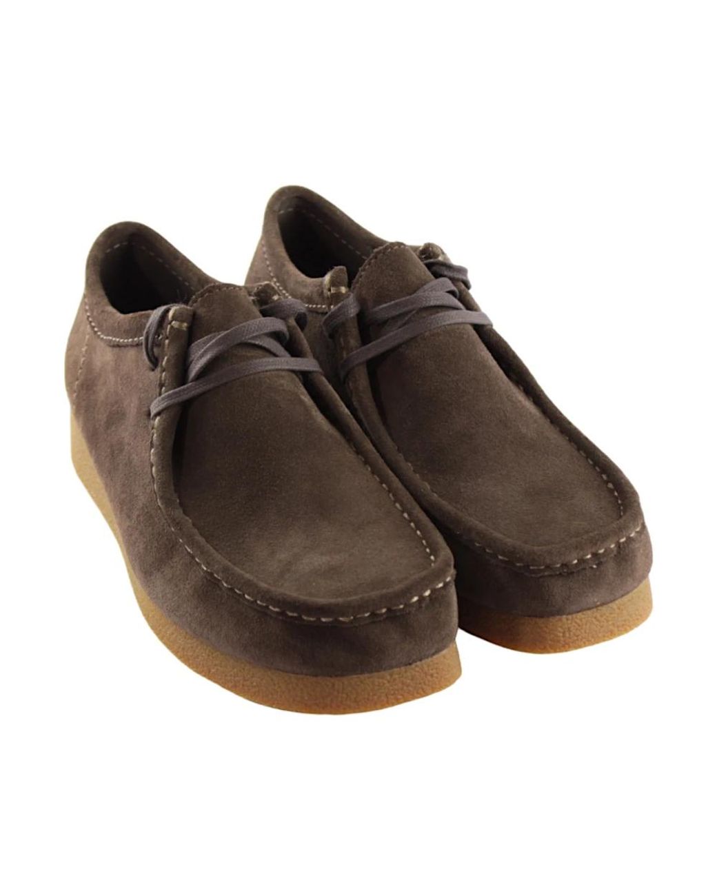 Clarks Brown Laced Shoes for men