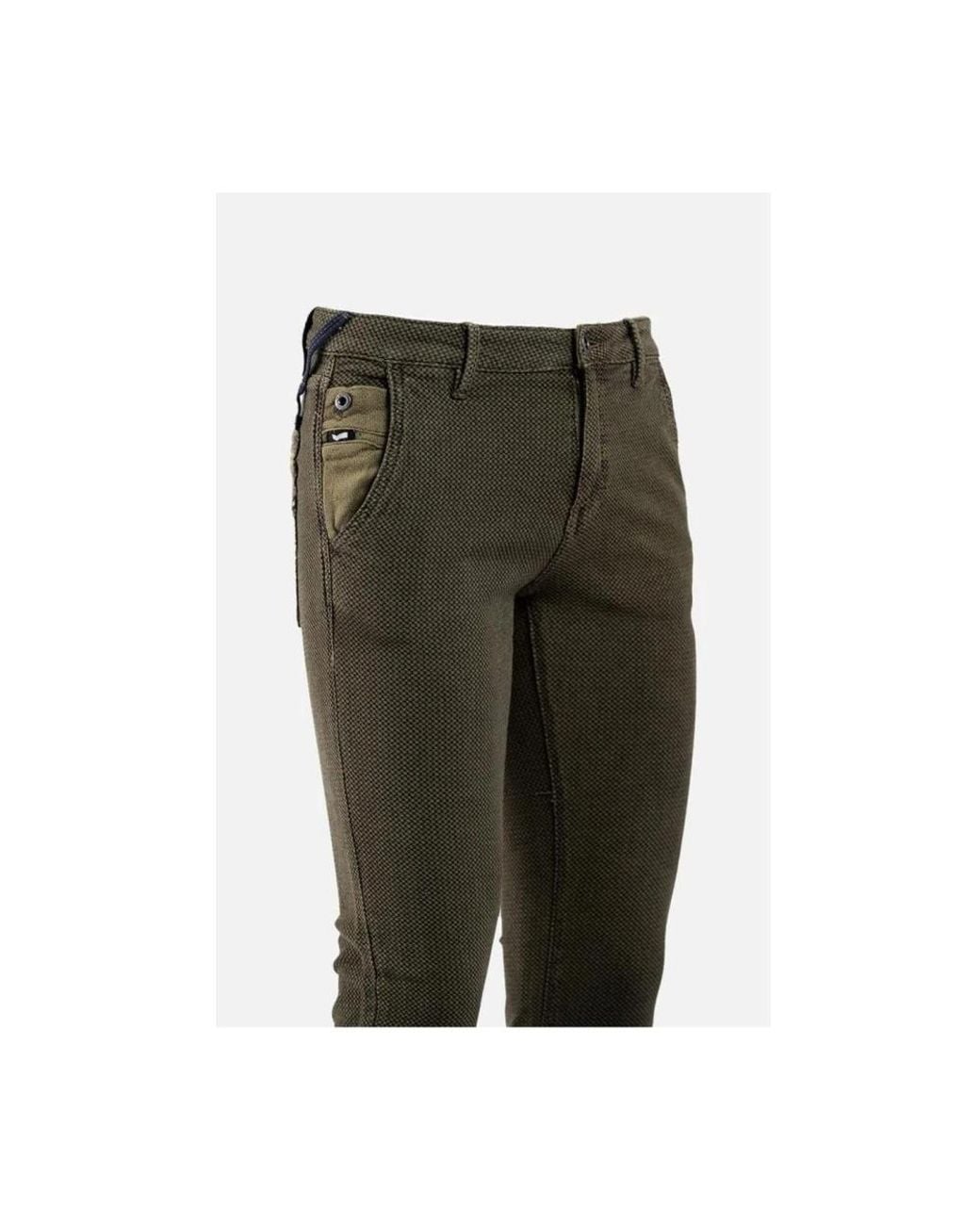 Gas Black Slim-Fit Trousers