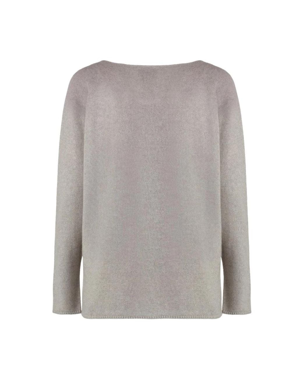 THE (Alphabet) Gray Cashmere Knitwear