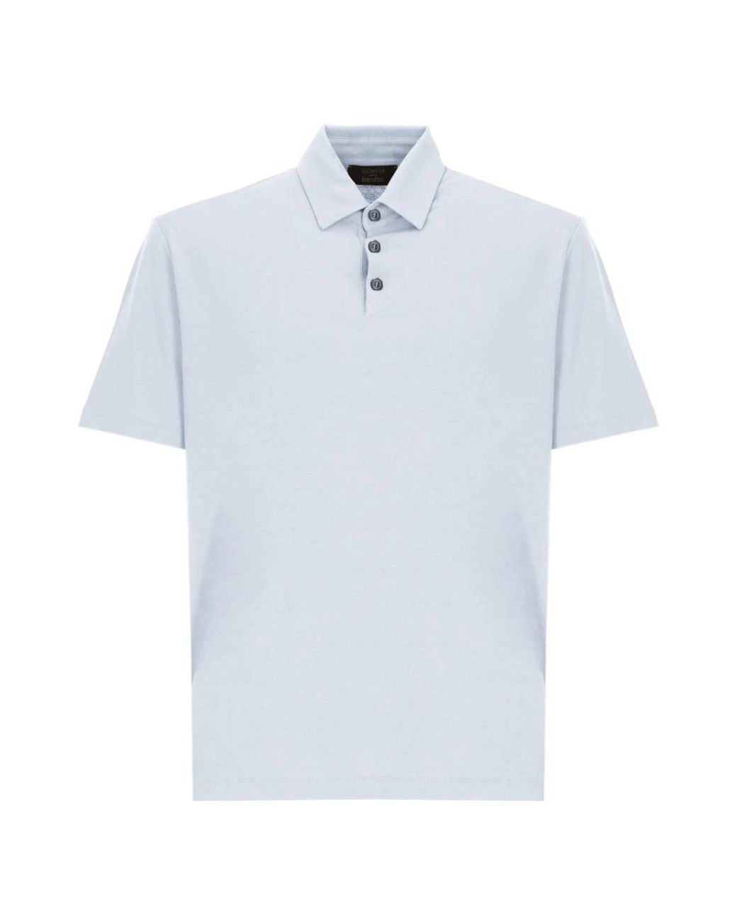 Zanone Blue Polo Shirts for men