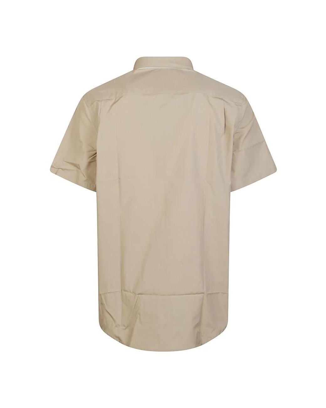 A.P.C. Natural Short Sleeve Shirts for men